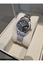 Metallic Steel Bracelet Green Dial 10 Atm Water Resistant Women's Wristwatch with Sapphire Glass - 4