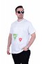 Men's Oversize Crew Neck T-Shirt Paradise 26153 White