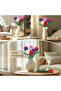 Block flower red rose - 3