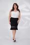Women's Plus Size Lace Skirt Black - 7