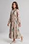 Girl's Patterned Modal Dress, Full Length Hijab Dress, 7-14 Years Old