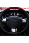 Car Steering Wheel Buttons Panel Cover for Ford Focus 2 MK2 2005 - 2011 3Pcs Carbon Fiber Trim St... - 2