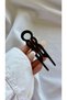 2-Piece Bun Clip Geometric Hair Stick - Retro Modern Hairpin Clip - 4