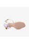 Hawen Angels Women's Leather Sole 7.5cm Heeled Satin Stone Evening & Evening Dress Shoes 6895-26-V1 - 5