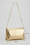 Women's Gold Color Chain Strap Stylish Hand and Shoulder Bag - 3