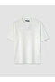 White Relax Fit Crew Neck Men's T-Shirt - 5