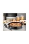 3 Pcs Enamel Baking Tray Set with 32/36/40 cm Diameters Enamel Fireproof Non-Stick Round Baking Tray Set - 3