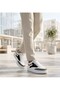 White Lace-Up Detail White Sole Stylish Casual Sneaker - 3