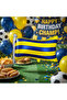 Fener Fb Yellow Navy Blue Flag Foil Balloon 71X50 cm Fan Party Decoration - 2