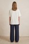 26Ytsh01943 Women's Print Embroidery Detailed T-Shirt - 3