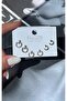 Minimal Zircon Stone Earring Set - 2