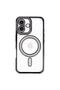 Apple iPhone 16 Plus Case Joke Simli Magneticsafe Case - Black