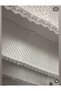 Shelf Depth 30 cm X 5 Mt Luxury Satin Quilted Shelf Cover with Free Installation - Drawer Cover - Wardrobe Cover - White & Cream - 4