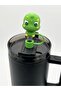 Cute Dinosaur 10mm Thick Straw Protector - Silicone Straw Stopper, Cap, and Head