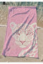 منشفة شاطئ مطبوعة ملونة - 75x150 سم