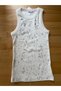 Stone Embroidered Ecru Athlete - 3