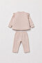 Embroidered Patterned Vest and Trousers 3-Piece Set - 3