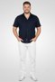 Men Regular Fit Solid Short Sleeves Casual Shirt, Navy Blue - 4