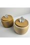 Oréa Napkin Holder – Round Desktop Napkin Box - 6