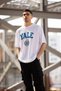 Men's Short Sleeve Summer T-Shirt Crew Neck Yale Printed T-Shirt - White - 2
