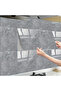 Gray Marble Patterned Aluminum Plastic Wall Sticker