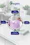 Roll of 20 Microfiber Cleaning Cloths 25X25 cm – Disposable, Washable, Reusable – Lilac - 2