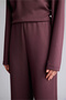 G5312Axbn277 Burgundy Straight Fit Modal Sports Pants - 5