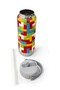 Colorful Block Patterned Steel Thermos with Folding Spout 650 ml 38392 - 5
