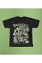 Psych Series Printed Black Oversize T-Shirt Unisex 100% Cotton Crew Neck T-Shirt