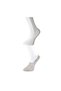 Glb-Stl41414 Gray and White Men's Ballerina Socks 3 Pairs - 2
