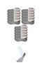 Glb-Stl41414 Gray Women's Ballerina Socks 15 Pairs