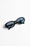Livya Women's Sunglasses Uv400 Protection Navy Blue Glass Black Extra Light Frame - 6