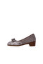 Women's Heeled Thick Heel Patent Leather Shoes - 4