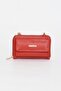 Modern Red Laser Detailed Women's Shoulder Bag Stylish and Convenient Shoulder Strap Bag