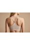 Ribbed Bustier with Detachable Pads and Crossed Back Straps - 2
