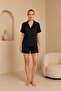 Aster Shirt Collar Shorts Set - 6
