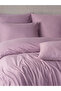 Cotton Satin Striped Double Duvet Cover Set - 2