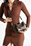 Women's Bag with Accessories Gold Detailed Bag - 4