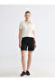 Vizyon New Season Soft Touch Women's Shorts with Elastic Waist