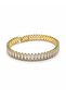 Special series baguette stone clamp bracelet