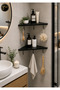 Shower Cabin Corner Shelf Set of 2 – Bathroom Organizer Shampoo Holder - 3
