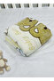 Ultra-Soft Bear Baby Blanket Lightweight & Cozy Plush with Embossed Design, 140x110cm - Yellow - 4