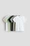 5-pack cotton T-shirts