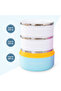 Triple Decker Stainless Steel Lunch Box w/ Spoon-Candy Cloud - 5