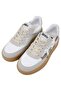 Women's Vegan Leather White Sneakers - The Wise Owl Design