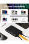 Hypercore 10K Sling – Ultra-Compact 10,000mAh Power Bank with Built-in USB-C Cable & 22.5W Fast Charging - Black - 7
