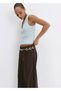 Fitted V-neck top - 6