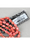 Galalit Egg Cut 8.5X12Mm Prayer Beads - Pearlescent Red - 7