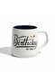 White Ceramic Mug | Happy Birthday Print | Navy Blue Interior | 400 ml - 4
