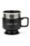 — Black Ceramic Mug with Elegant Handle | 330 ml